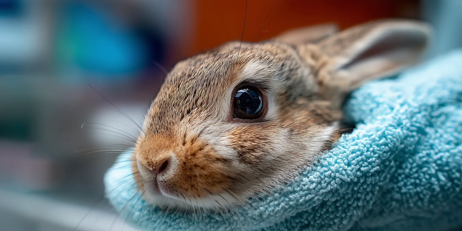 Rabbit in a blanket